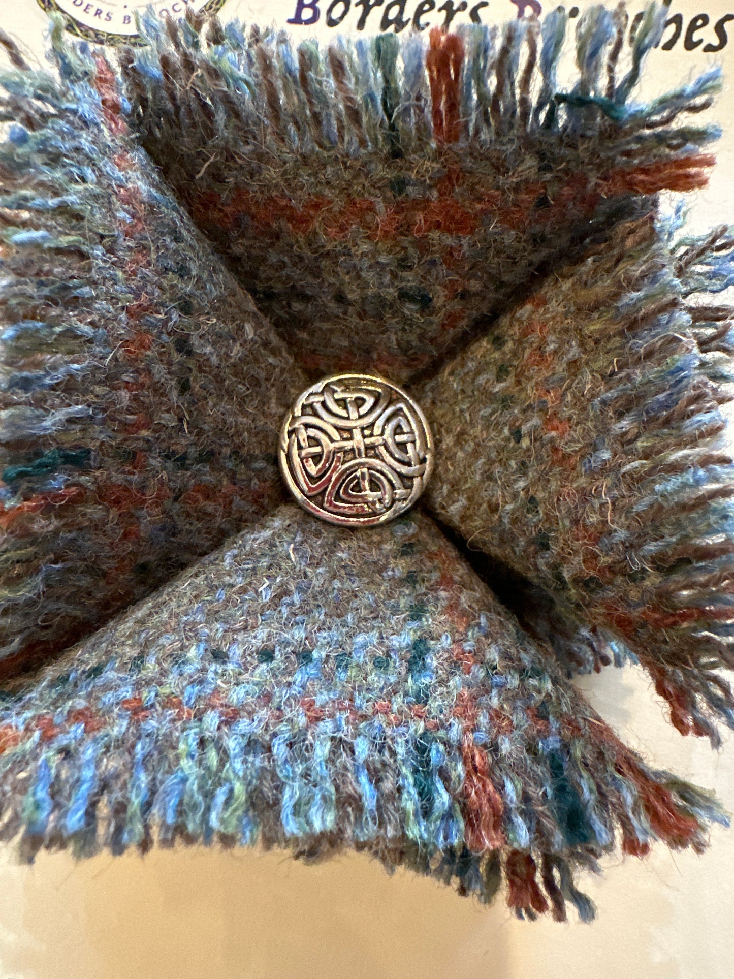 Handmade Scottish Tartan Brooch