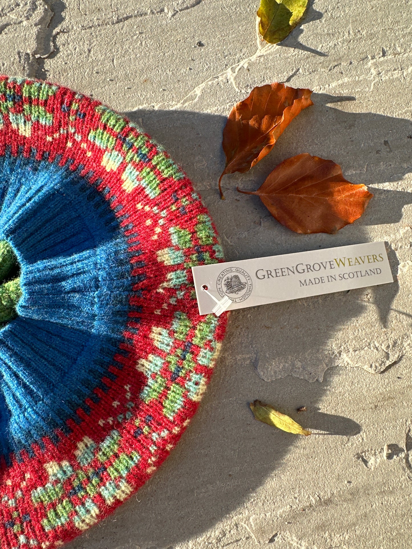 Scottish Green Grove Weavers Islay Beret KB06 Grass