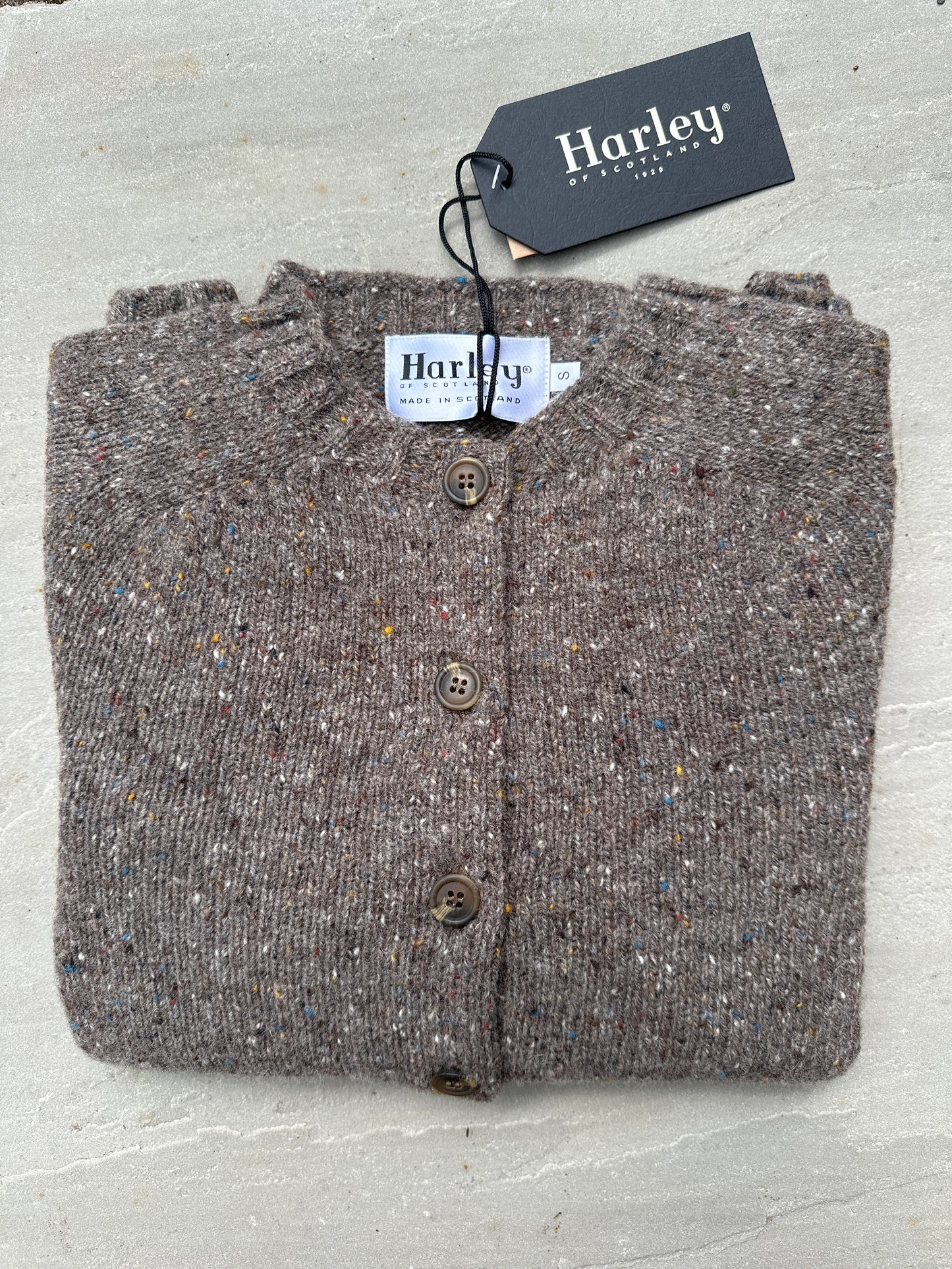 Harley Of Scotland Cardigan in Torridon