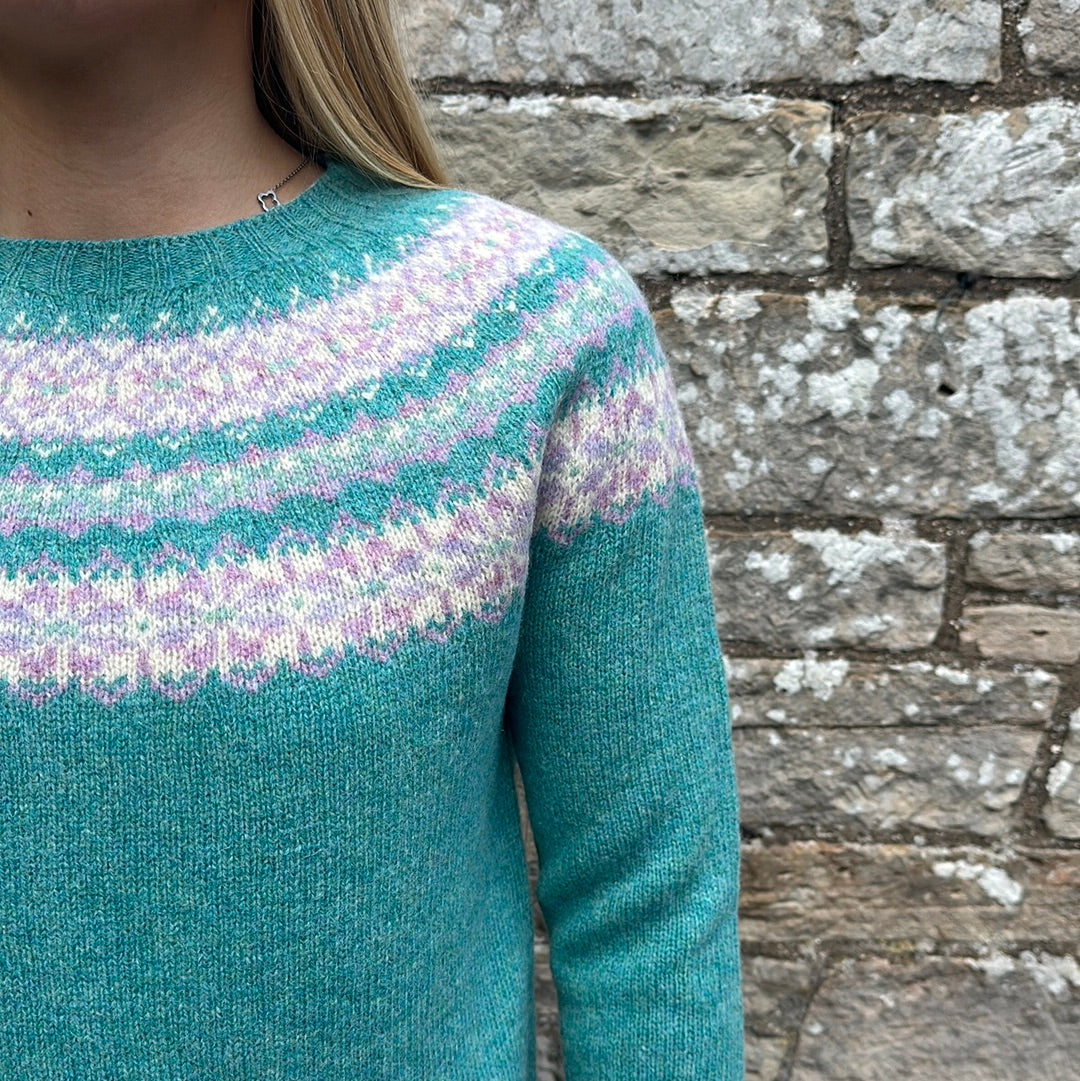 New Harley Of Scotland Fairisle In Marble Gemstone