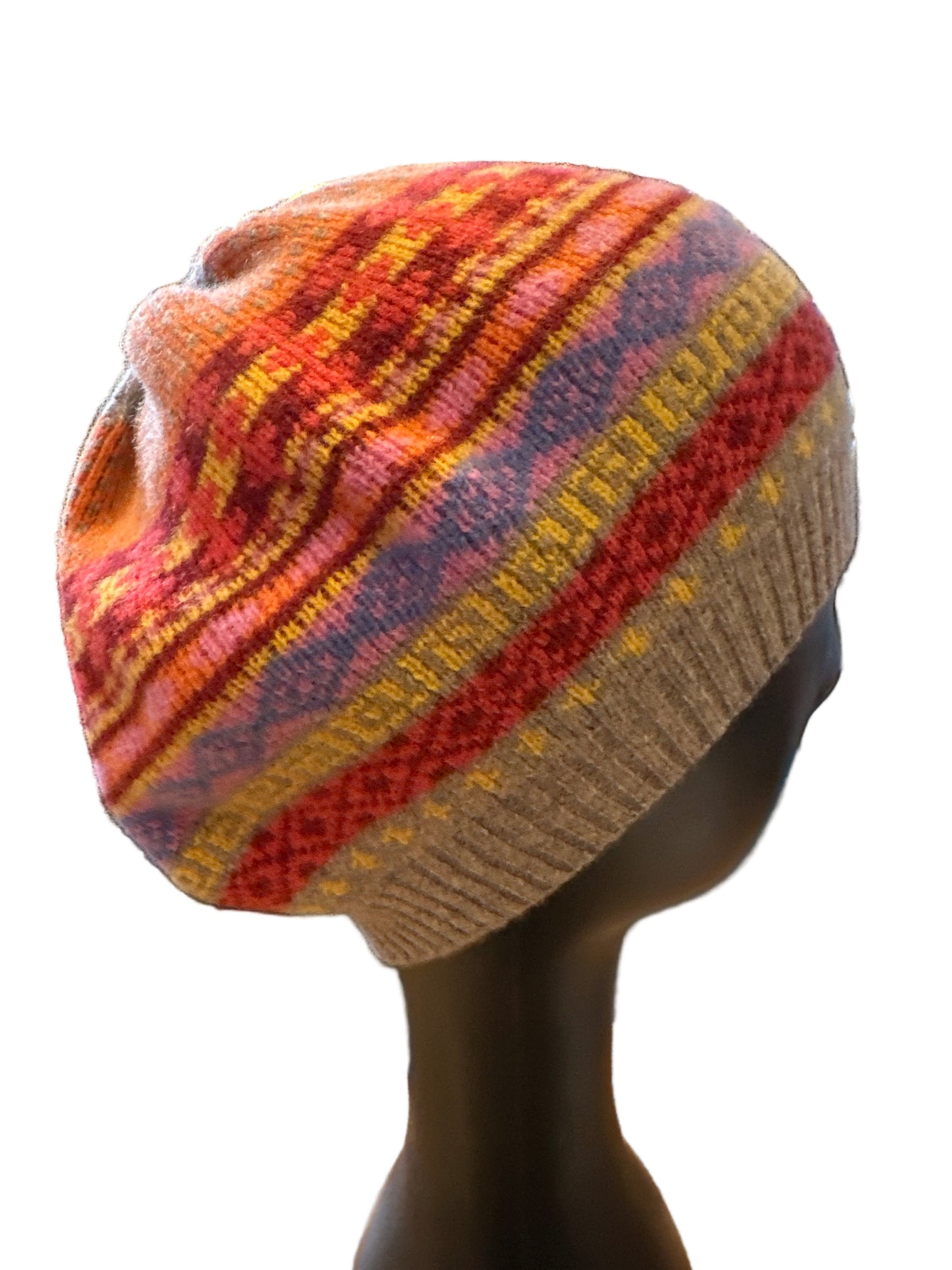 Scottish Green Grove Weavers Beret In Topaz