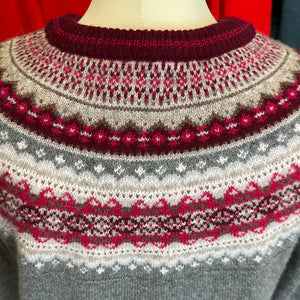 NEW Eribe Alpine Sweater P3974 Greyberry