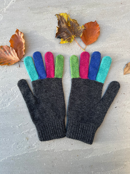 Green Grove Weavers Scottish Vibrant Gloves