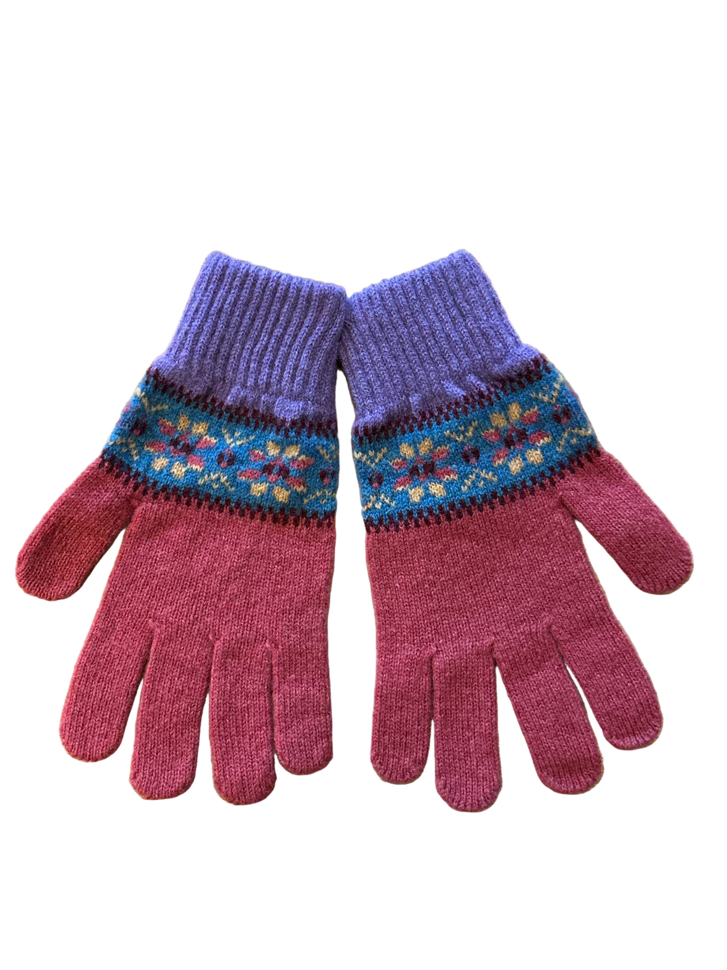 Green Grove Weavers Islay Gloves In Tapestry