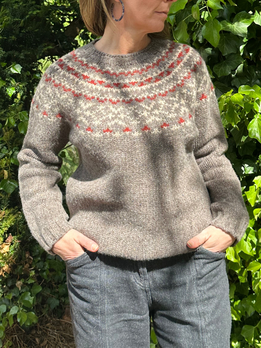 New Harley Of Scotland Chunky Fairisle In Torridon