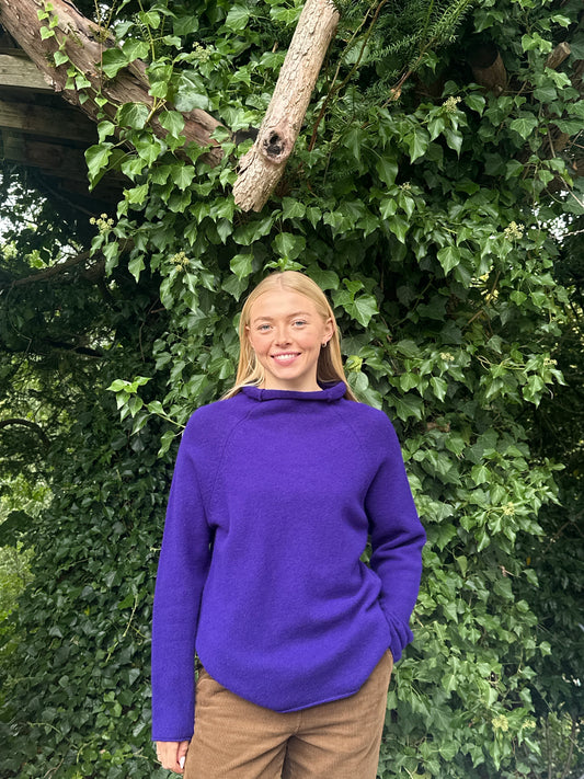 Eribe Corry Raglan Pulllover In Nightfall