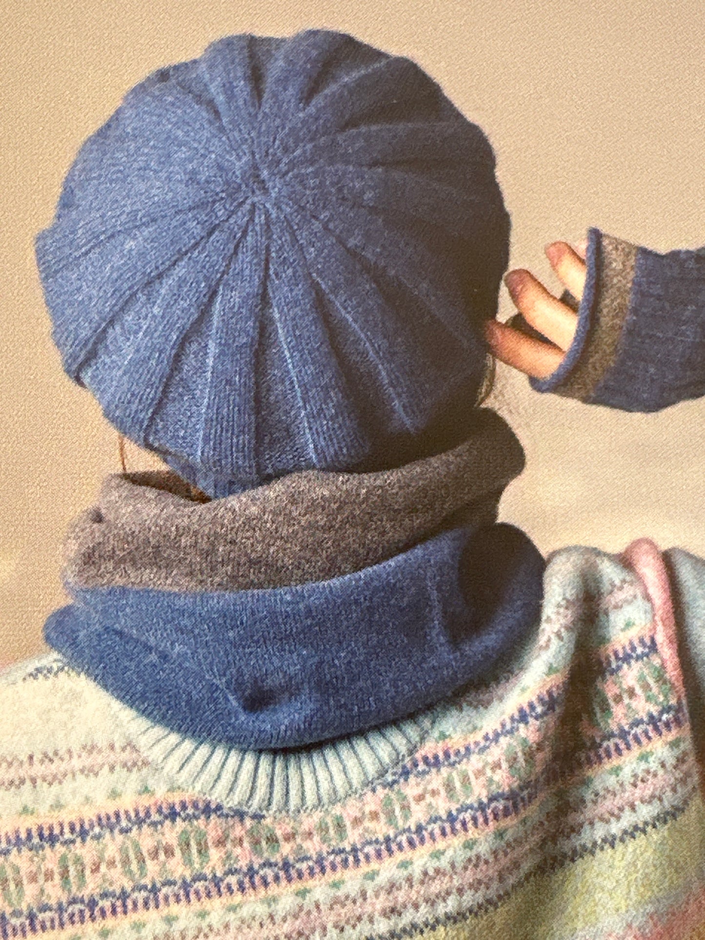 Eribe Bowden Rib Beret In Jean