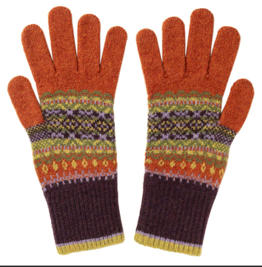 New Eribe Knitwear Alloa Glove In Copperland