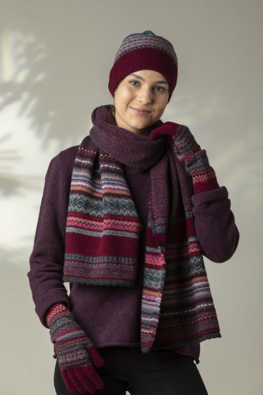 Eribe Alpine Turn Up Hat In Velvet