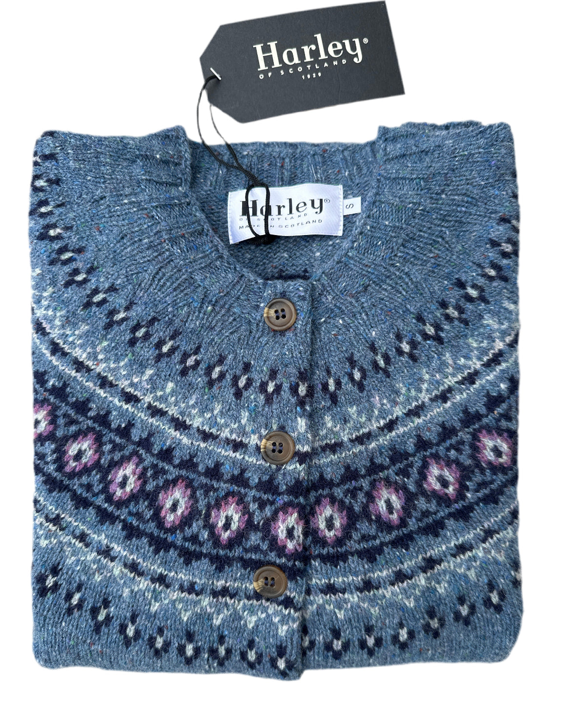 Harley Of Scotland Cardigan in Ossian 25