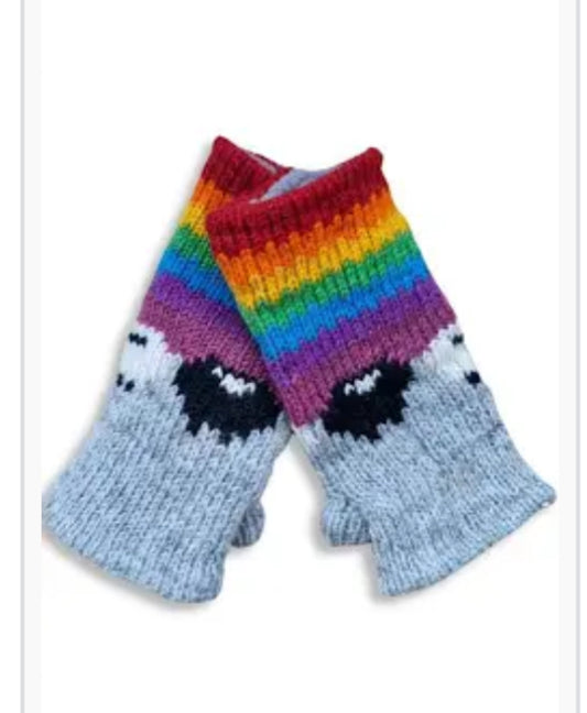 Hand knit Arm Warmers