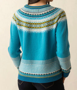NEW Eribe Alpine Sweater P3974 Turquoise