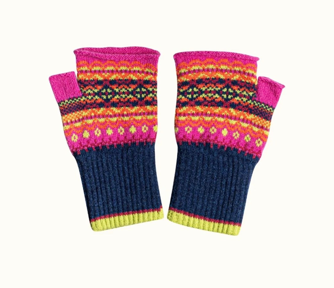 Eribe Merino Alloa Open Mitt In Gorgeous Salsa-Tango