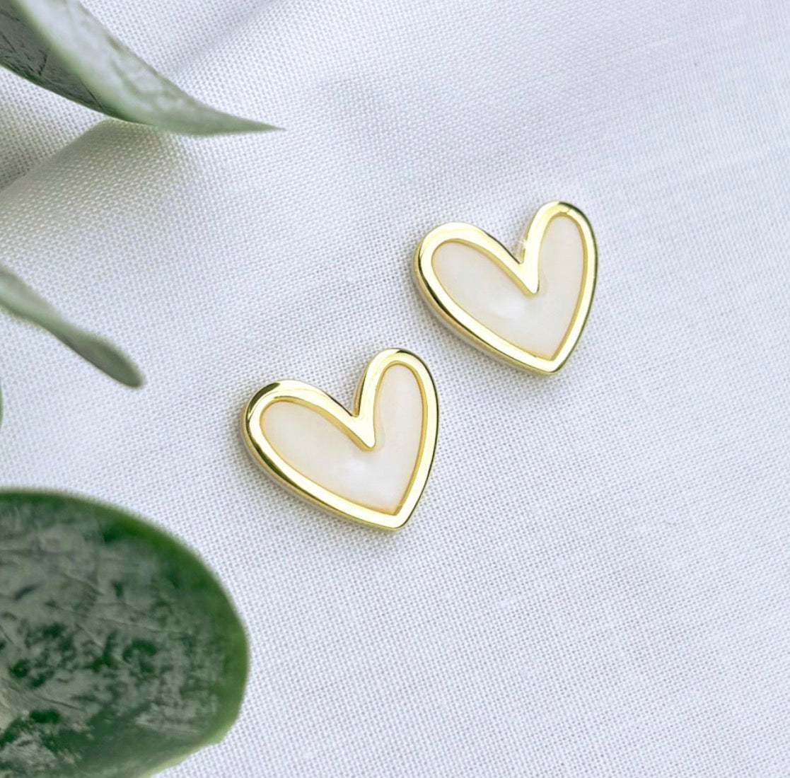 True Love Studs In Soft White