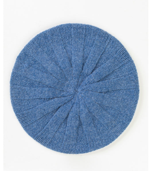 Eribe Bowden Rib Beret In Jean