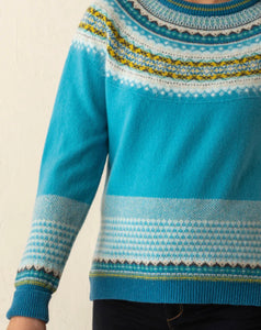 NEW Eribe Alpine Sweater P3974 Turquoise
