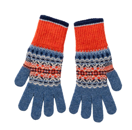 New Eribe Knitwear Alloa Glove In Blue-Bella