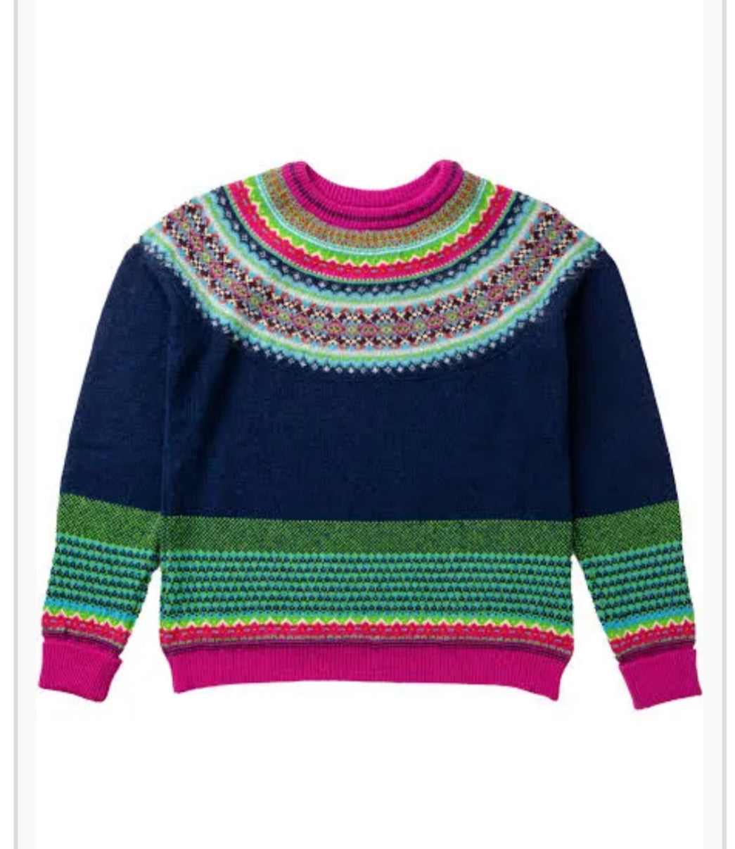 Eribe Alpine Sweater Fairisle In Tango