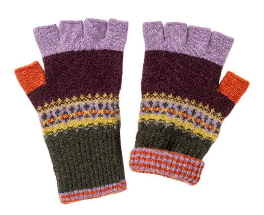 New Alloa Fingerless Gloves In Copperland