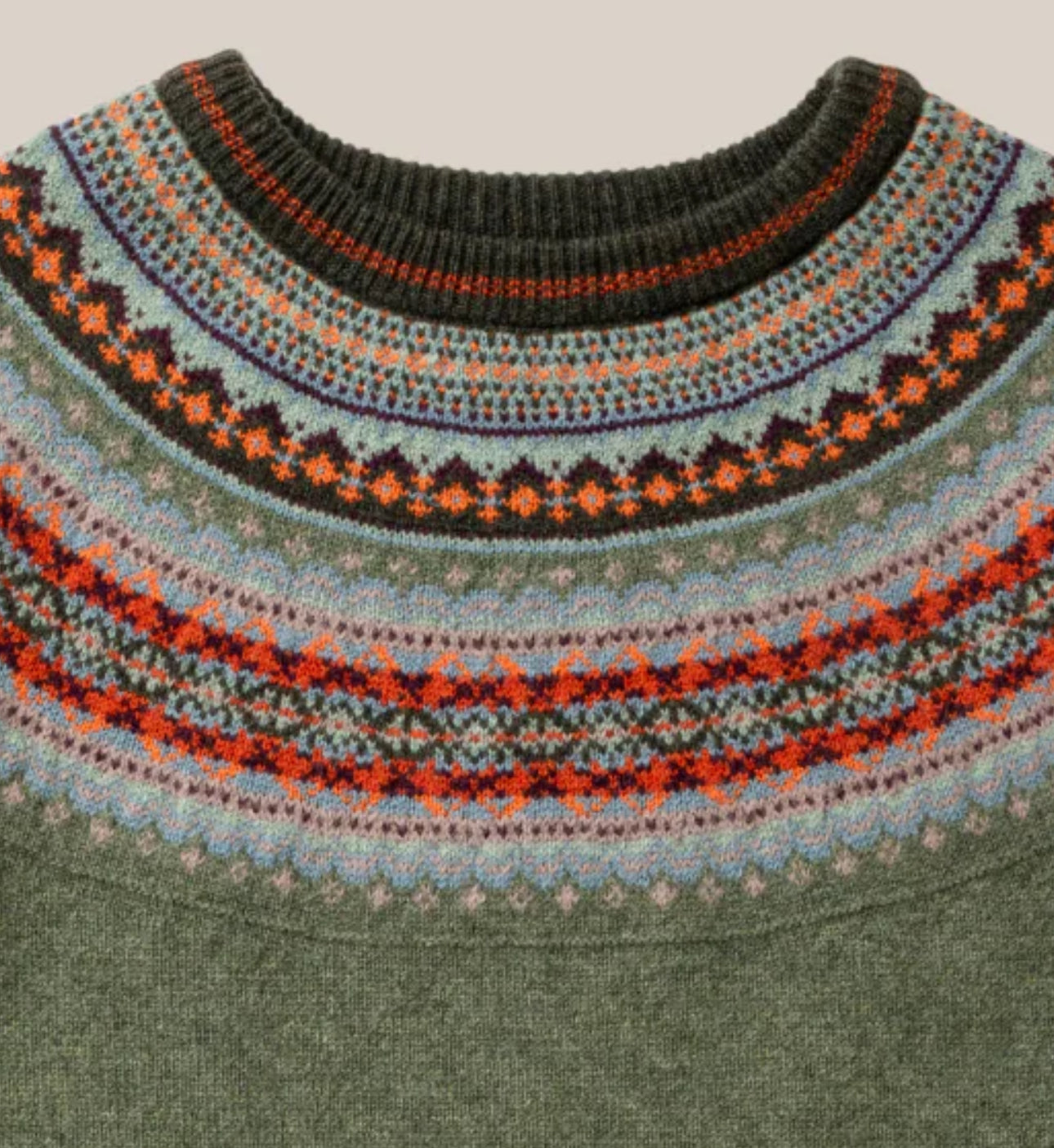 Eribe Alpine Sweater Fairisle In Braemar