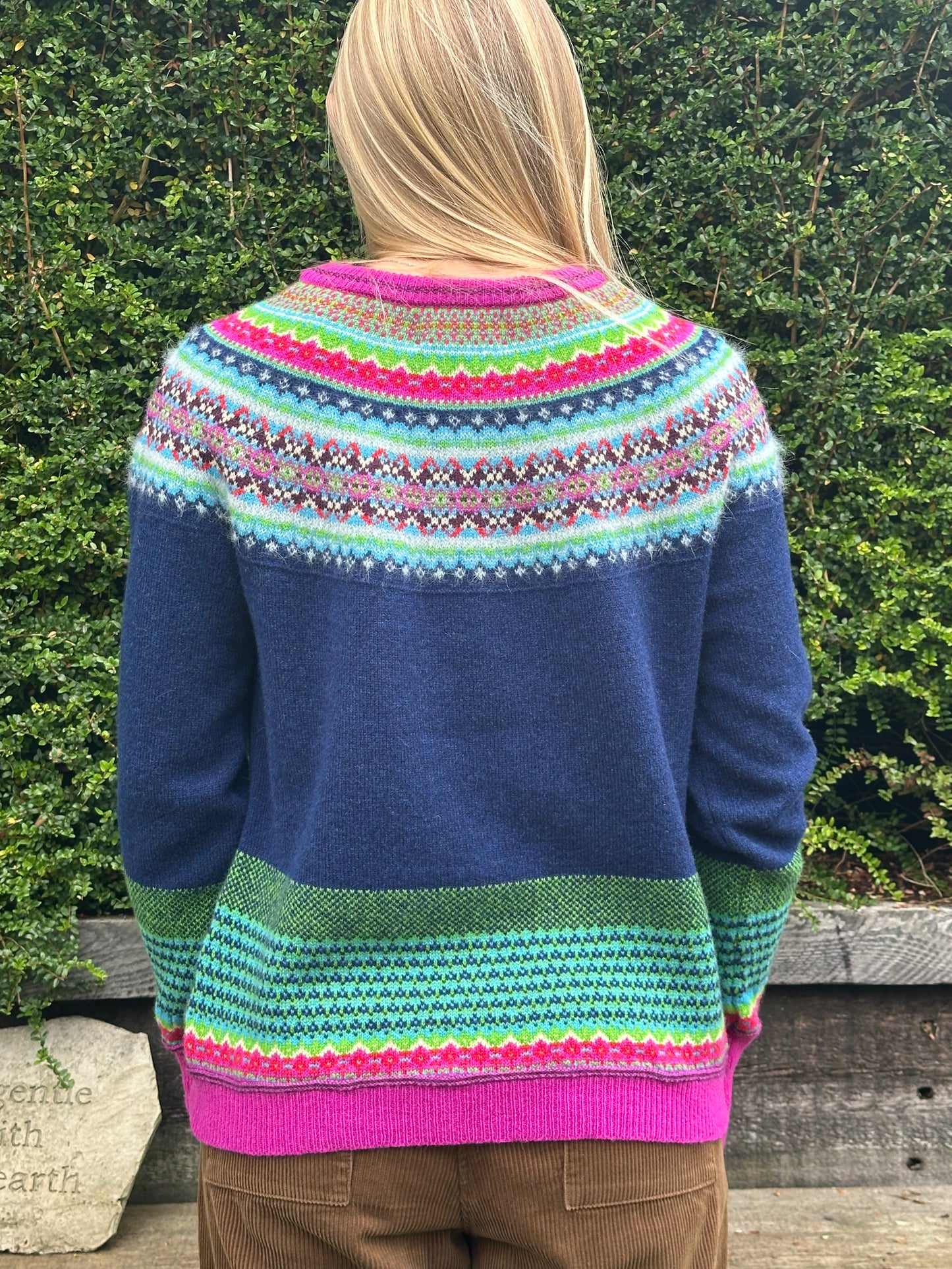 Eribe Alpine Sweater Fairisle In Tango