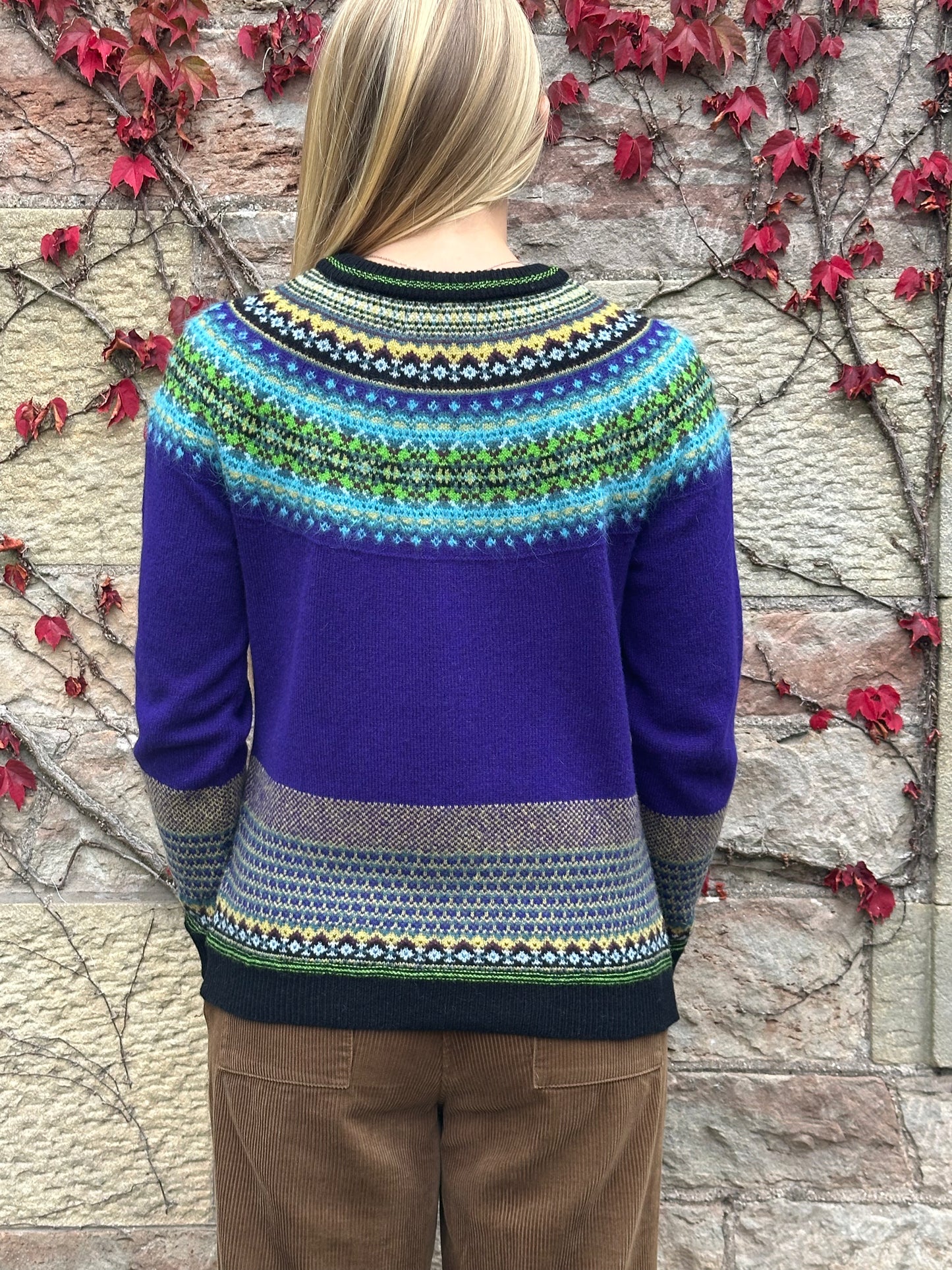 Eribe Alpine Sweater Fairisle In Sirius