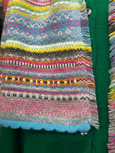 Eribe Knitwear Alpine Scarf In Fiesta Dean