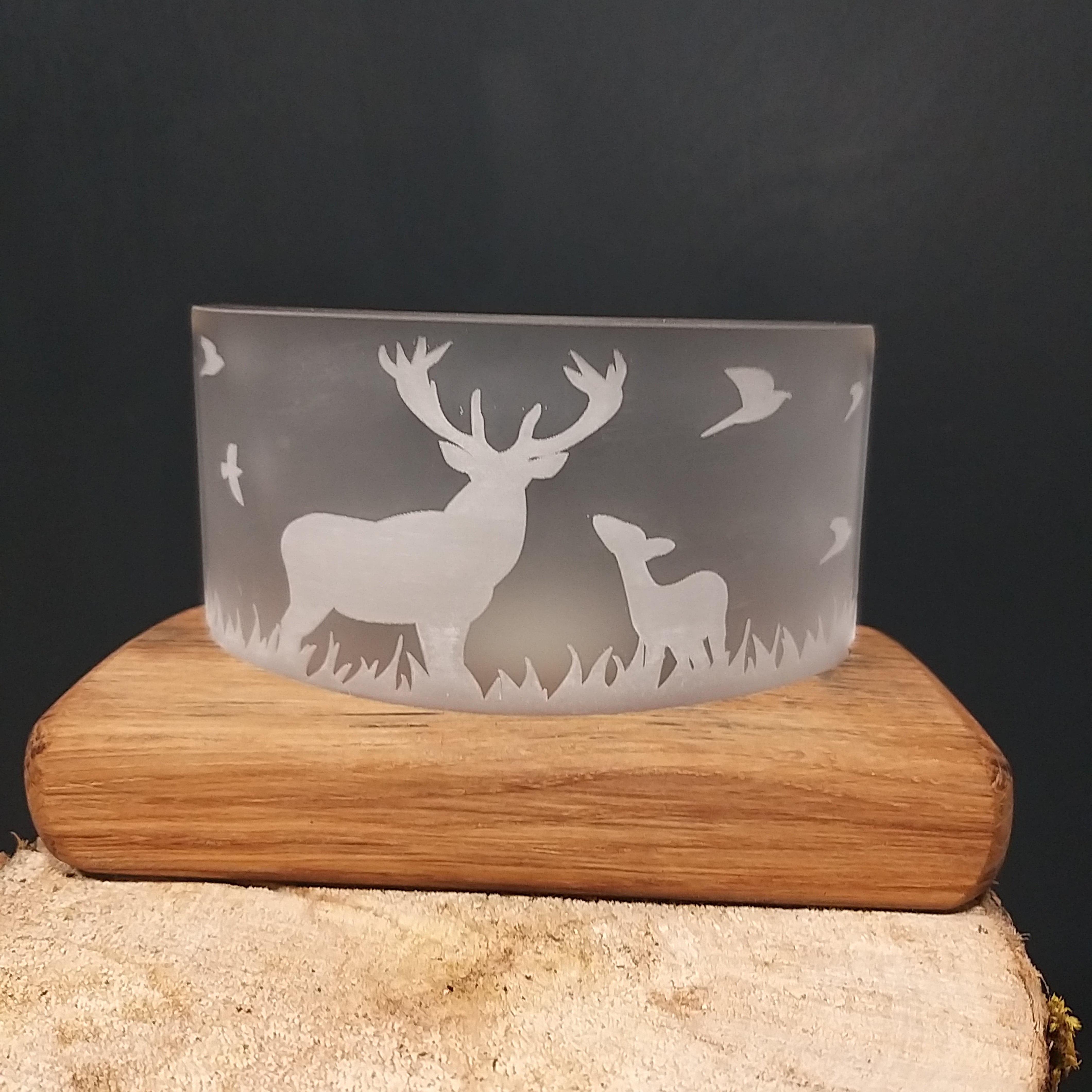 Scottish Handcrafted Stag Single Tealight