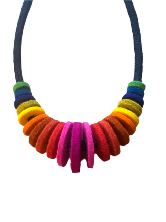 Lynsey Walters Miley Necklace - Rainbow Colour