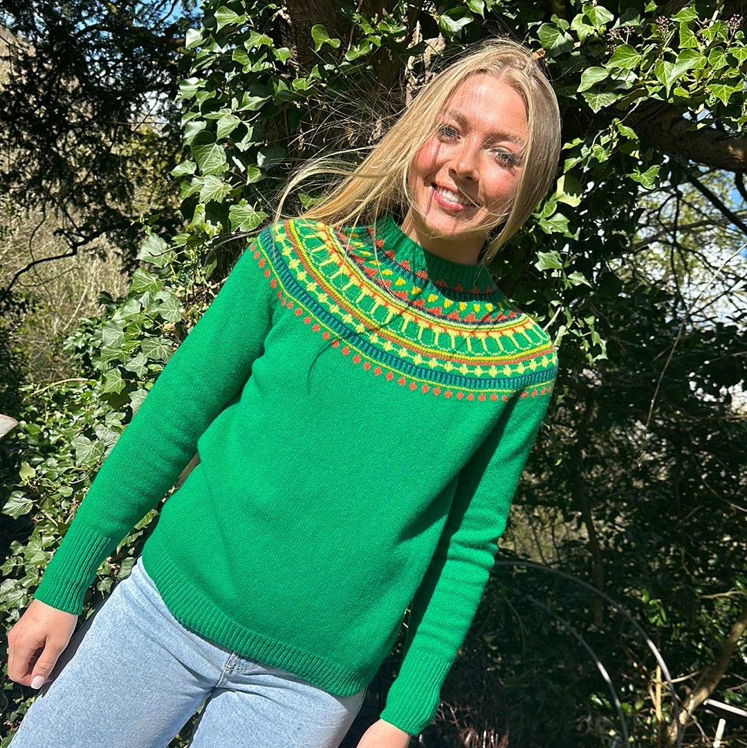 SALE Harley of Scotland Fairisle In Jungle