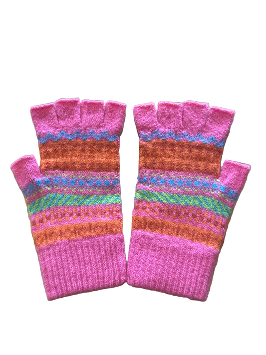 Green Grove Weavers Staffa Fingerless Glove in Potpourri