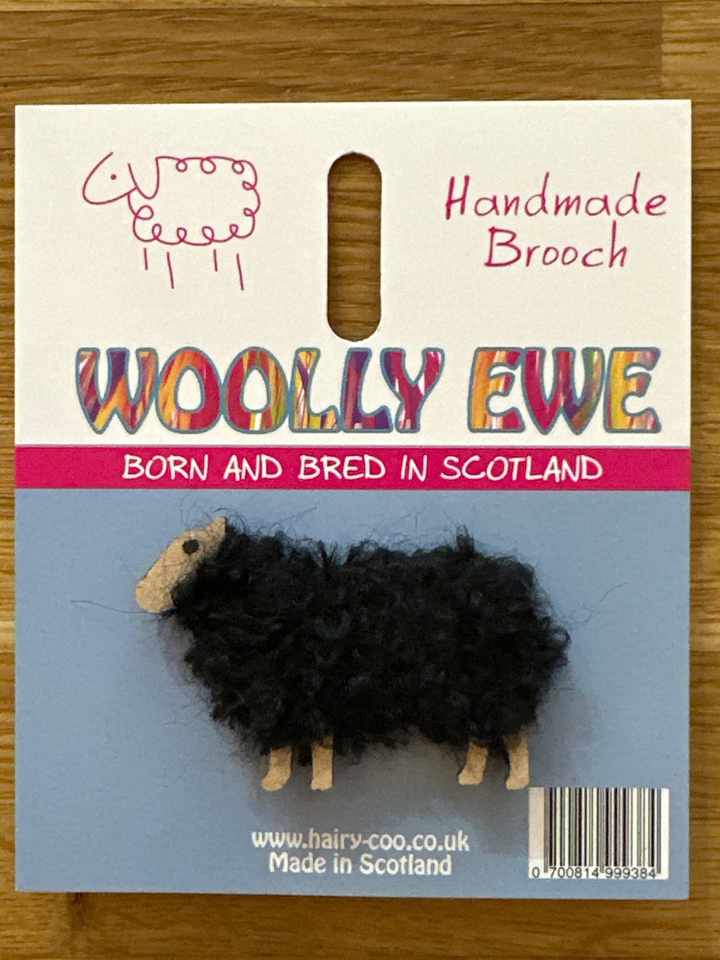 Woolly Ewe Scottish Brooch