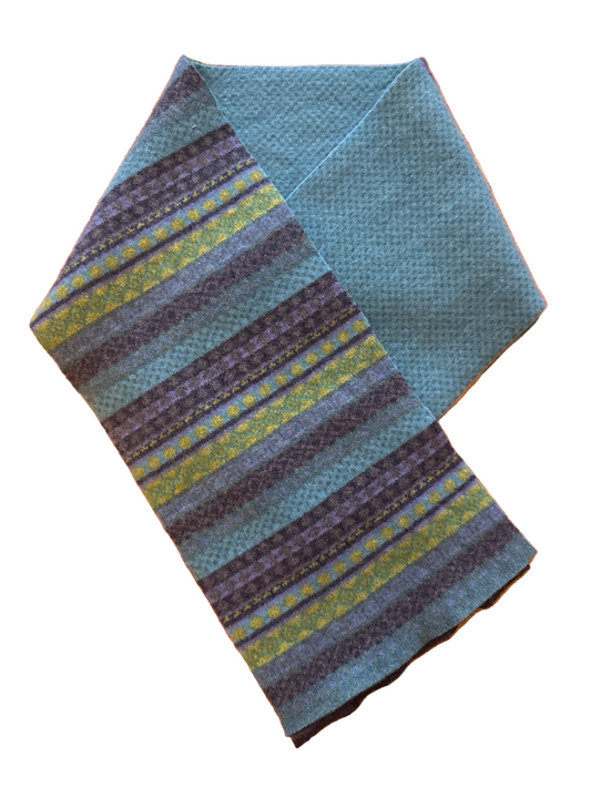 Kilda Stripe Scarf In Marina
