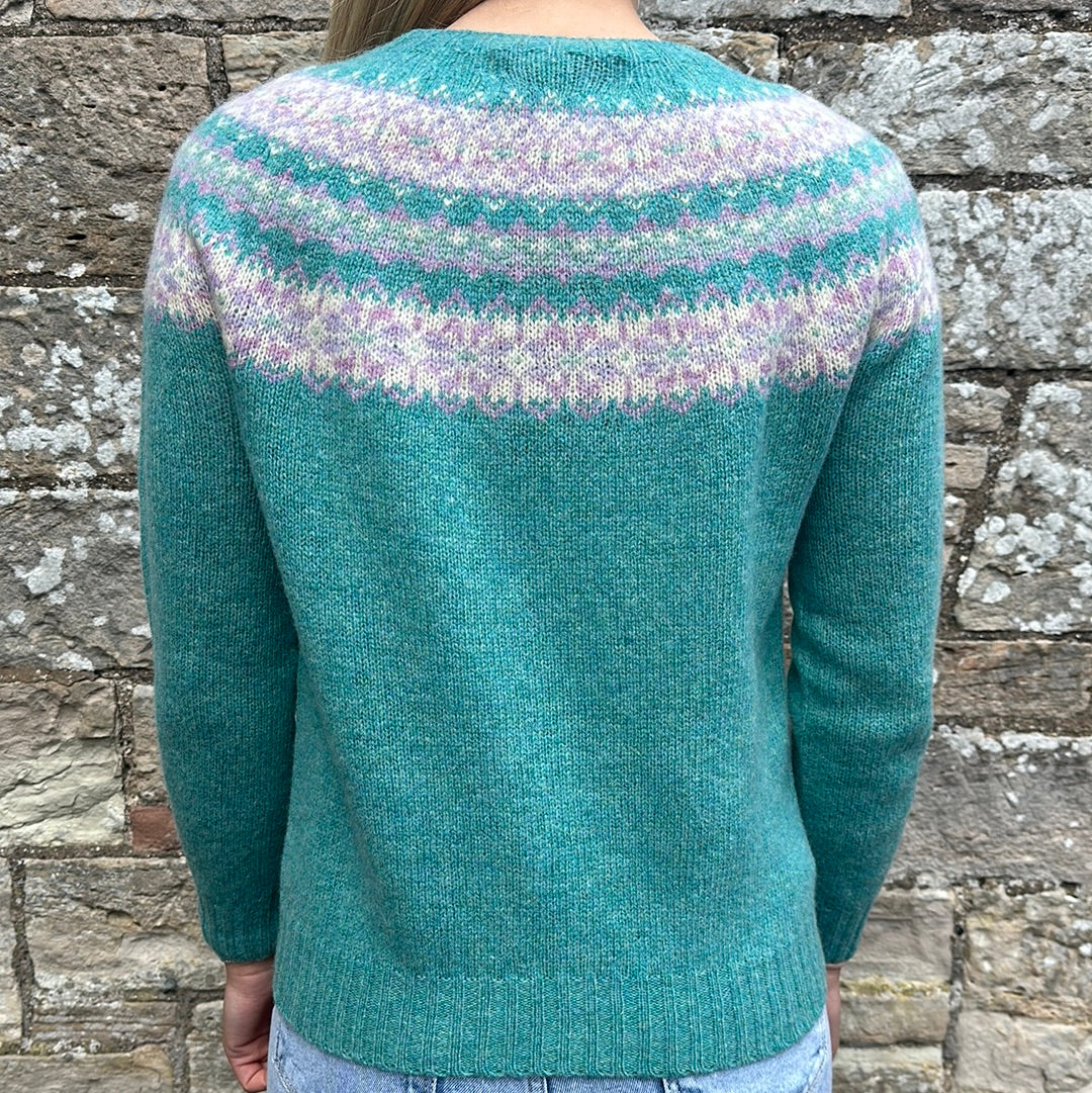 New Harley Of Scotland Fairisle In Marble Gemstone