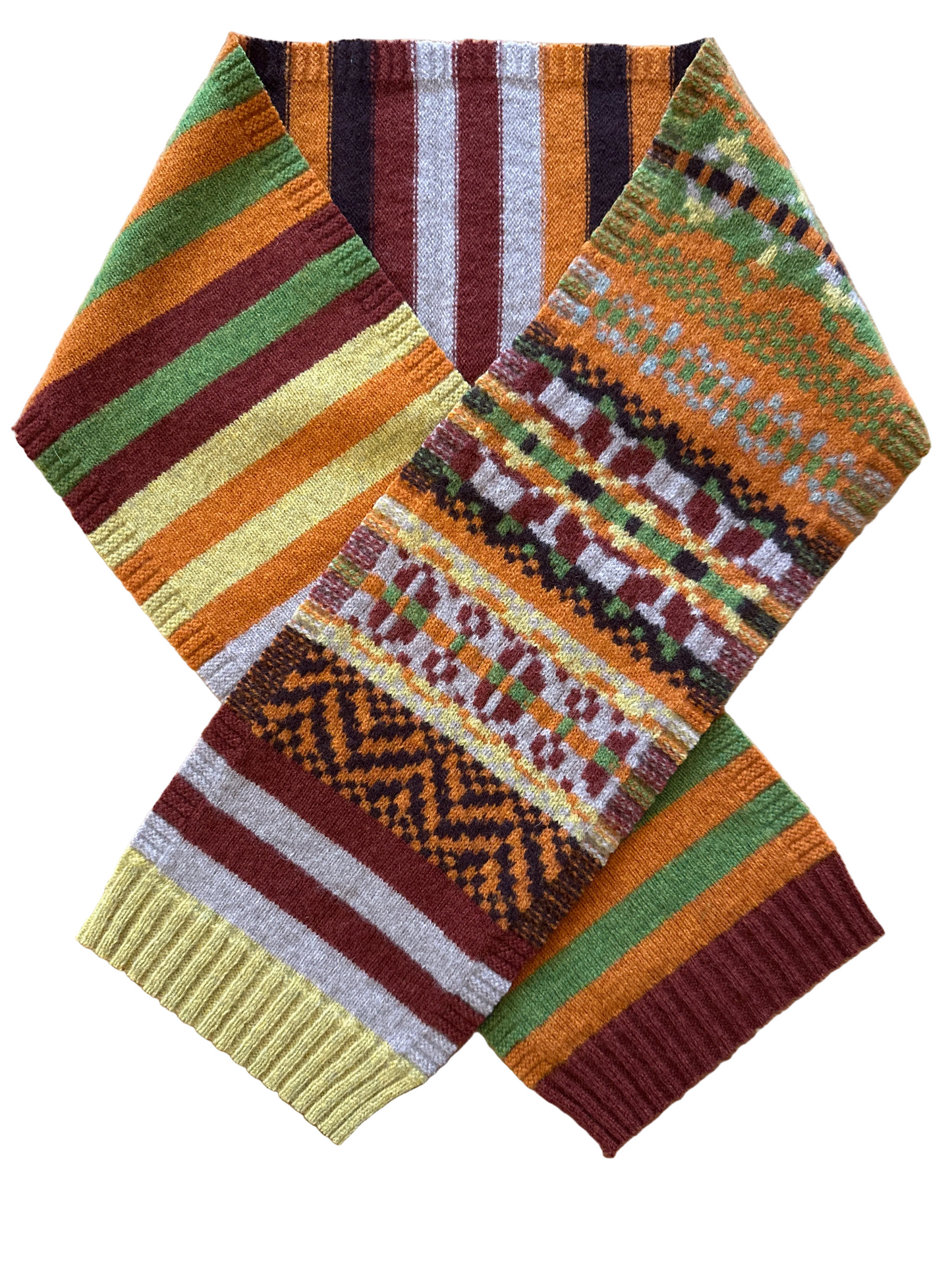 New Stobo Graffiti Mini Scarf In Coorie