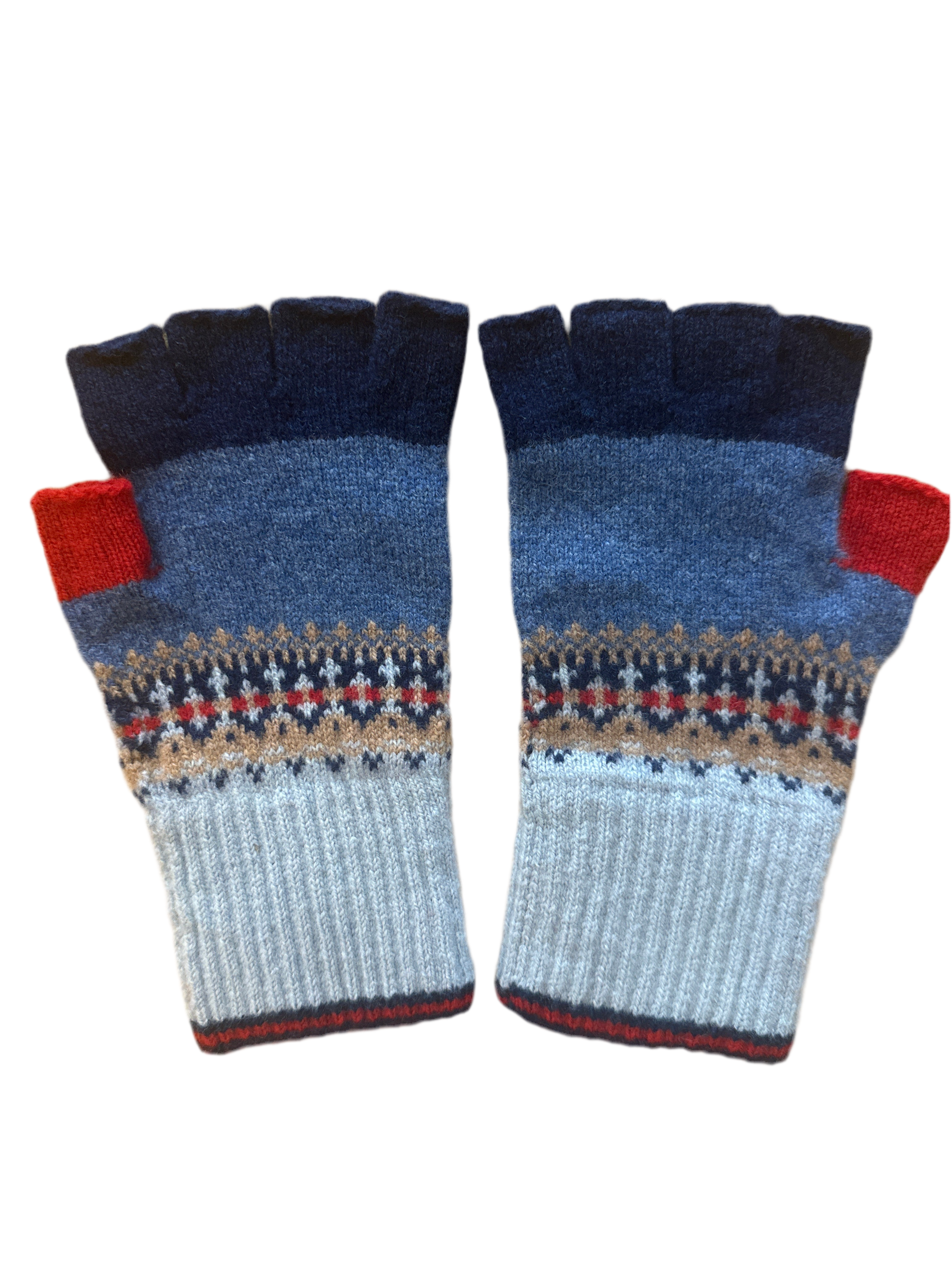 New Alloa Fingerless Gloves In Classic