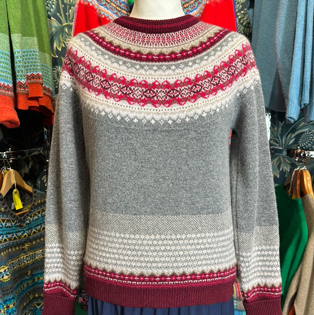 NEW Eribe Alpine Sweater P3974 Greyberry