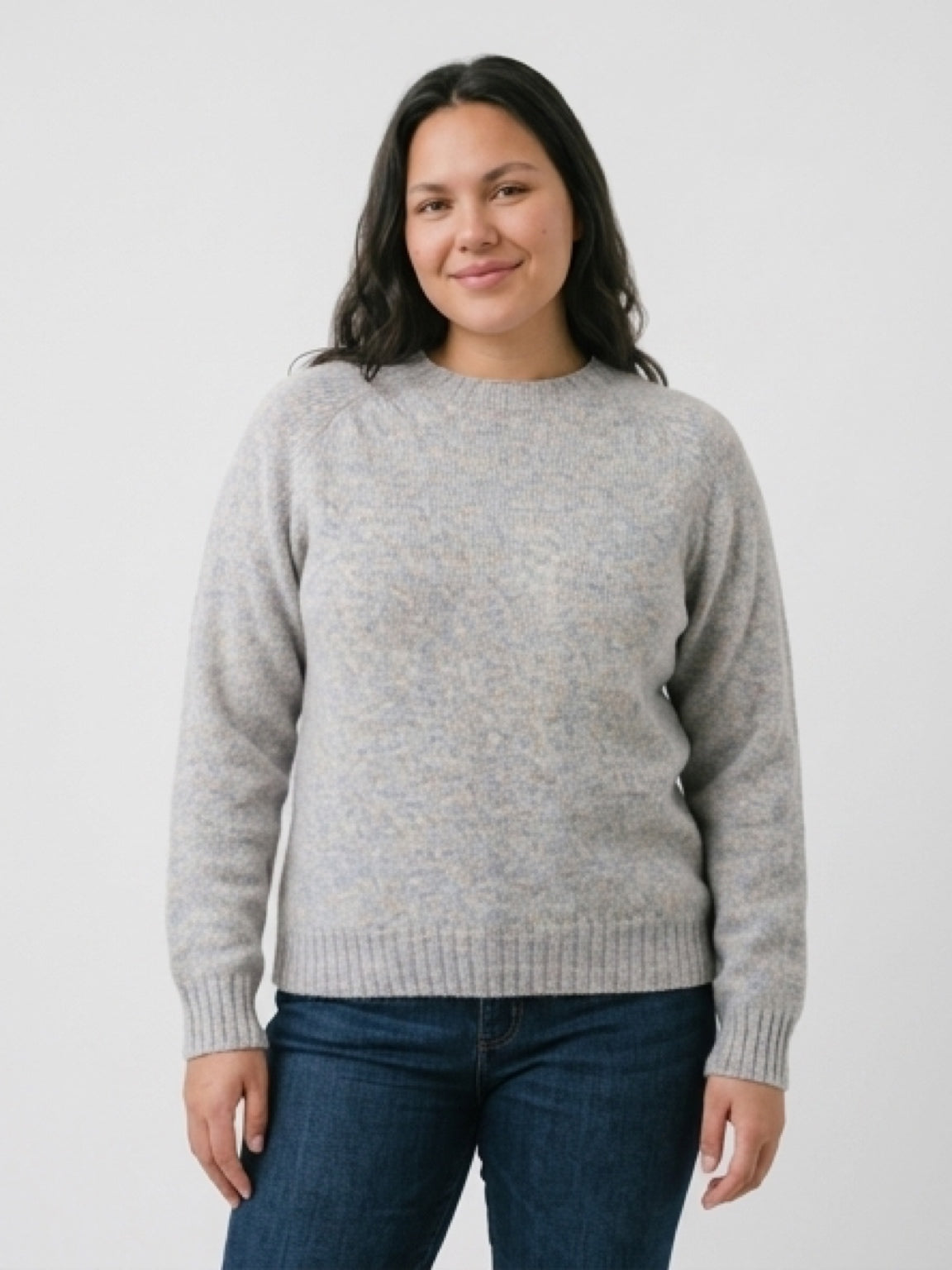 New Harley Of Scotland Crew Neck Sweater In Aurora