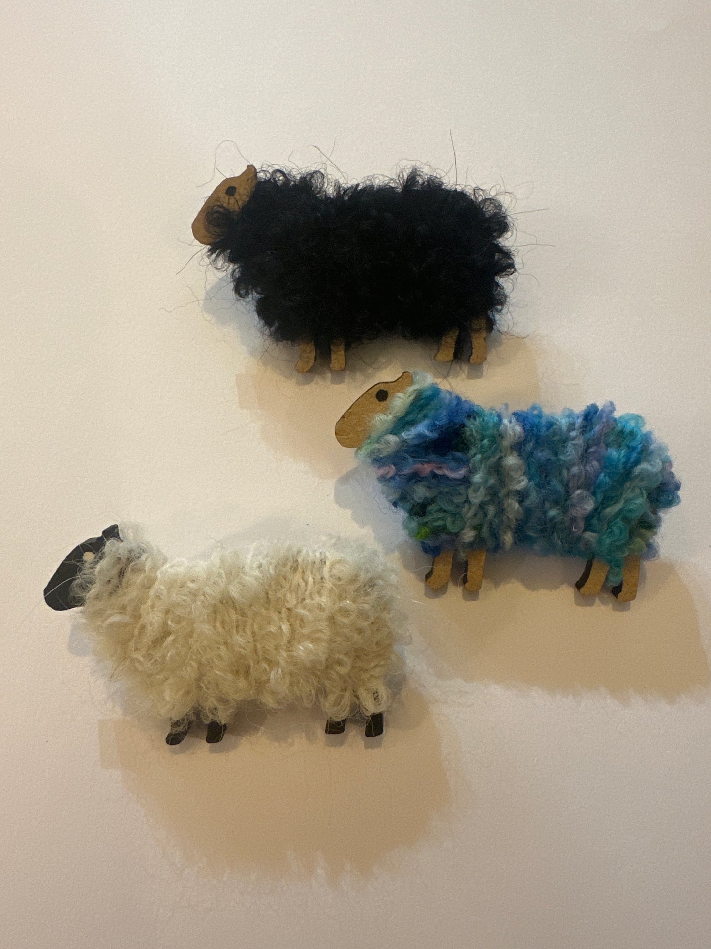 Woolly Ewe Scottish Brooch