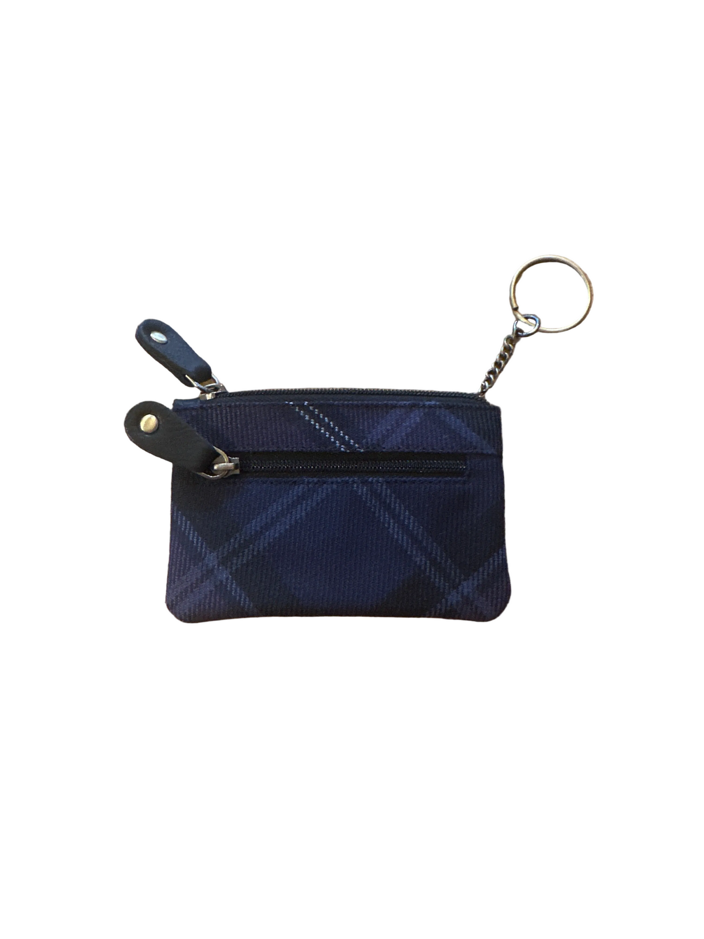 Genuine Tartan Coin Purse With Key Chain