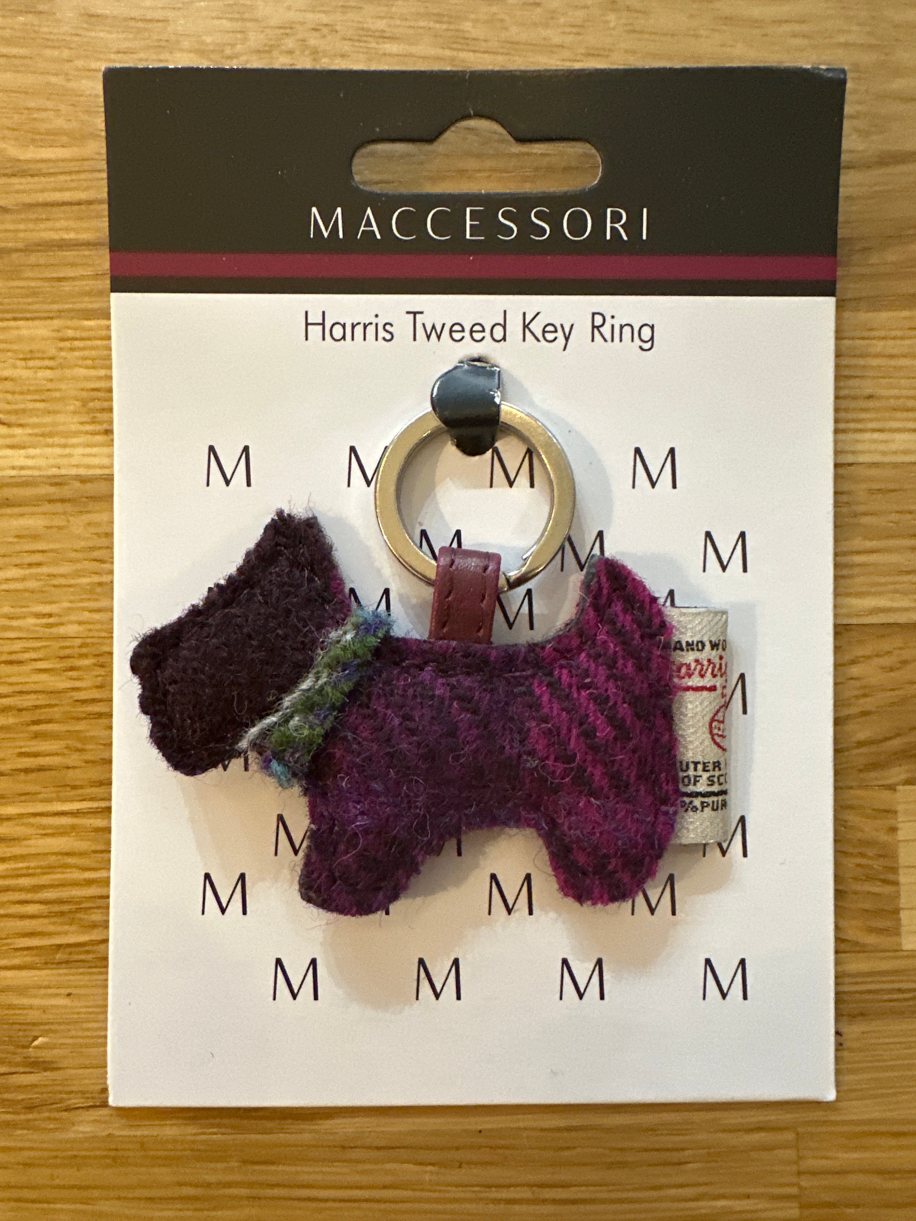 Harris Tweed Scotty Dog Keyrings