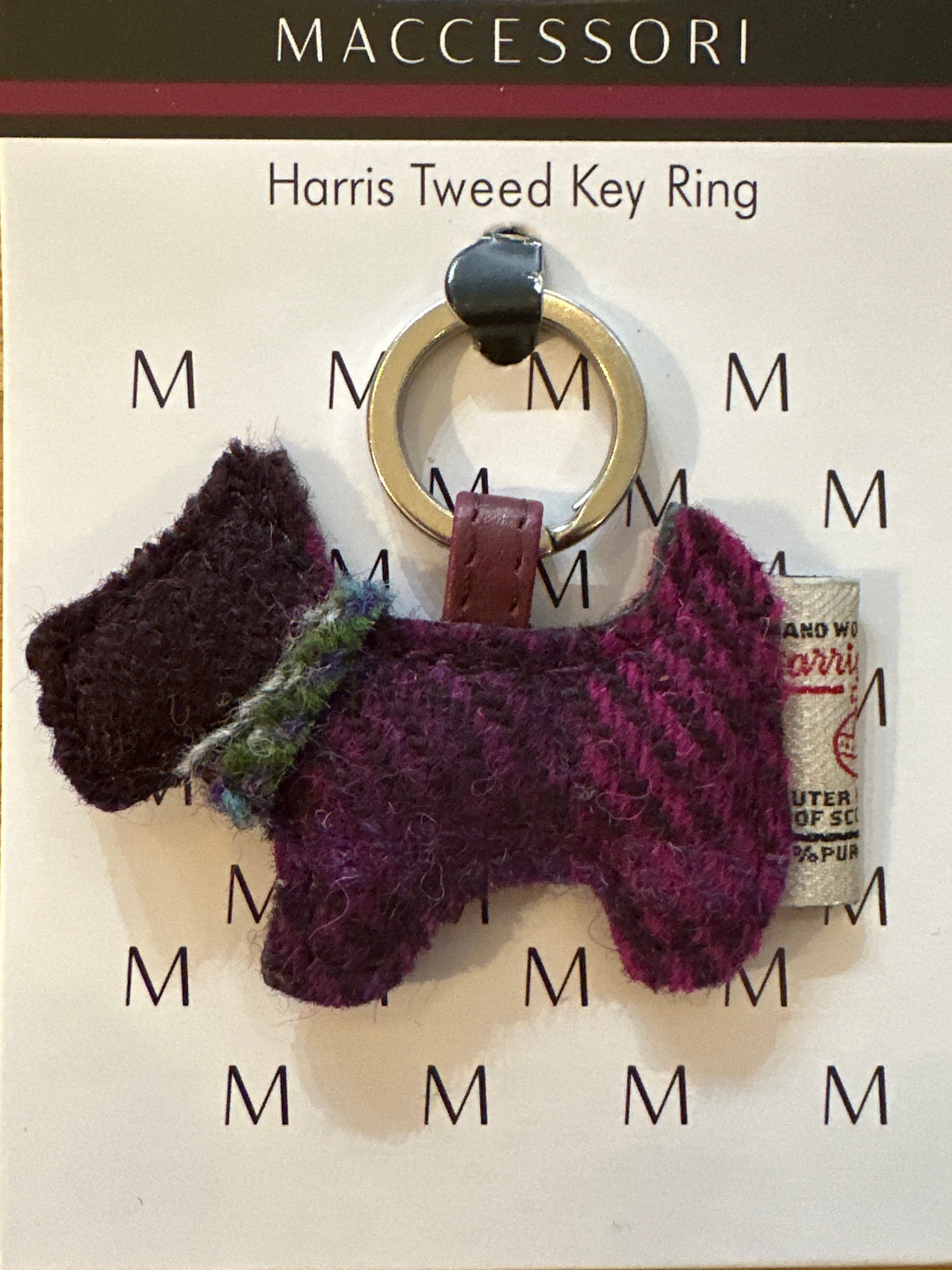Harris Tweed Scotty Dog Keyrings