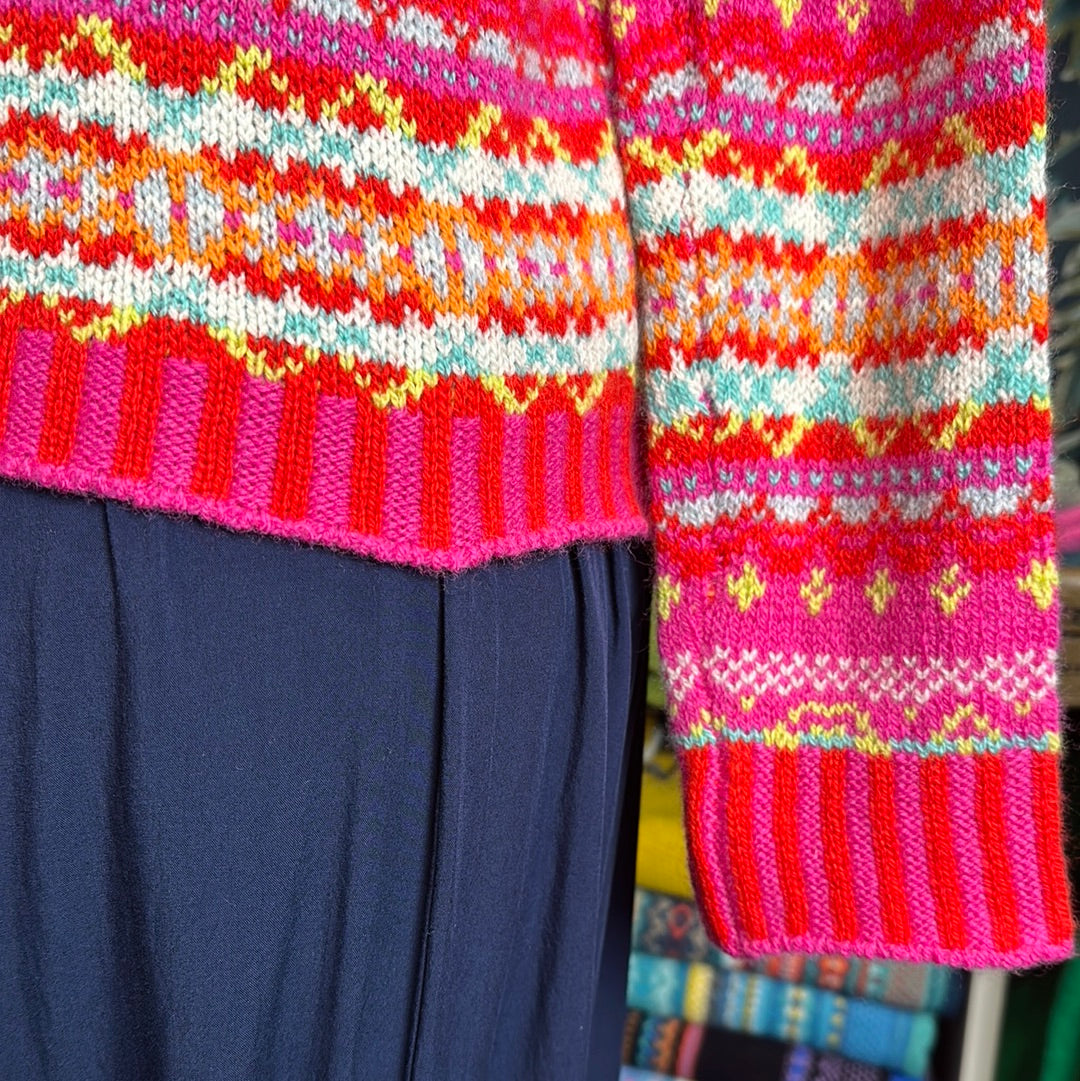 Eribe Kinross Cardigan In Foxglove