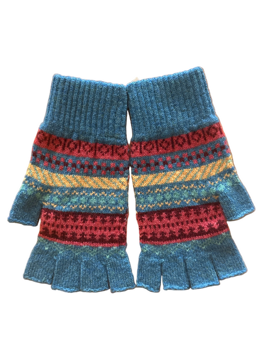 Green Grove Weavers Staffa Fingerless Glove in Jade
