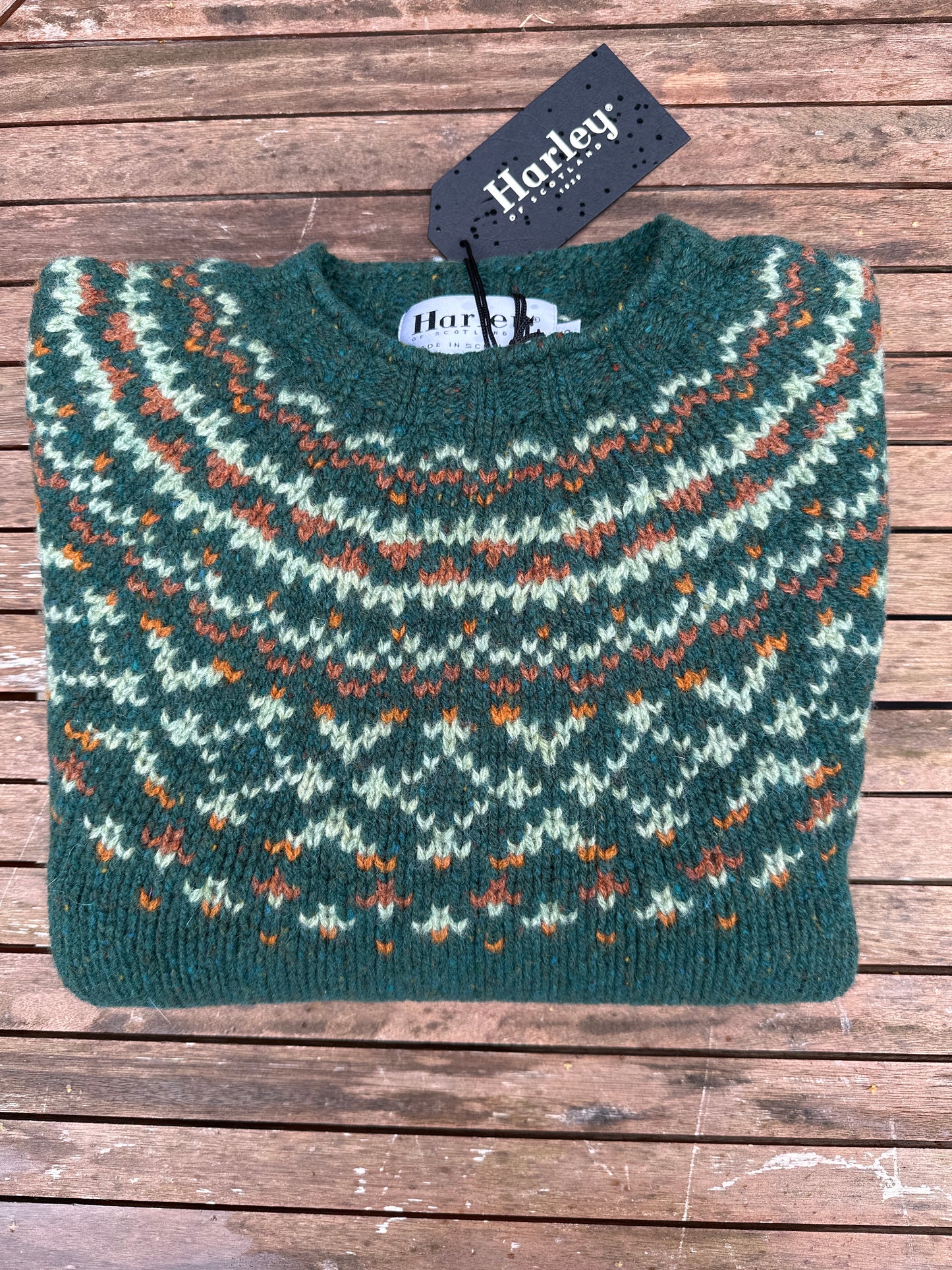 New Harley Of Scotland Chunky Knit In Canna