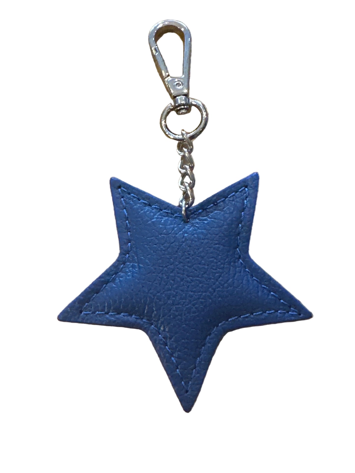 Leather Star Keyring