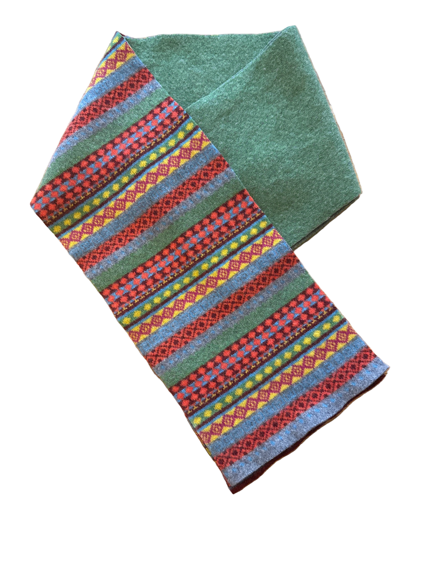 Kilda Stripe Scarf In Bramble