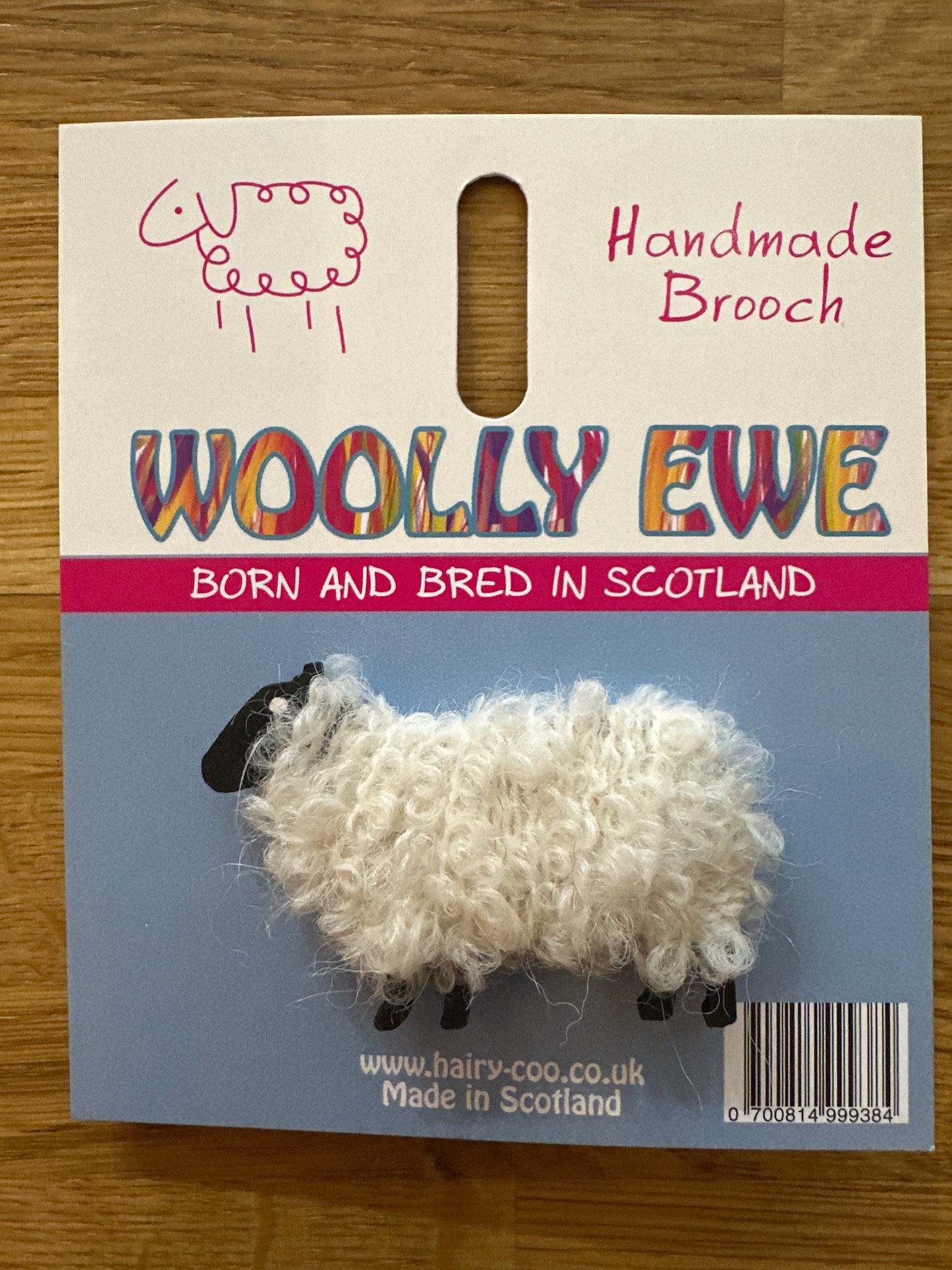 Woolly Ewe Scottish Brooch