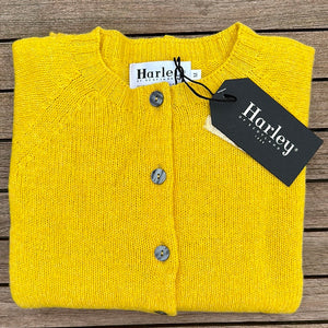 Harley Of Scotland New Shetland Gorseflower Cardigan