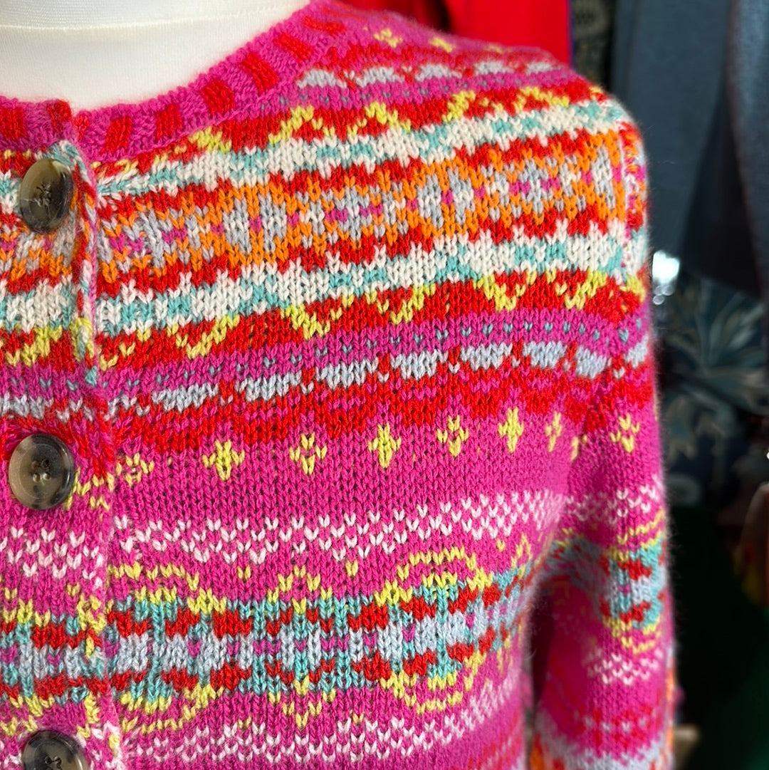 Eribe Kinross Cardigan In Foxglove